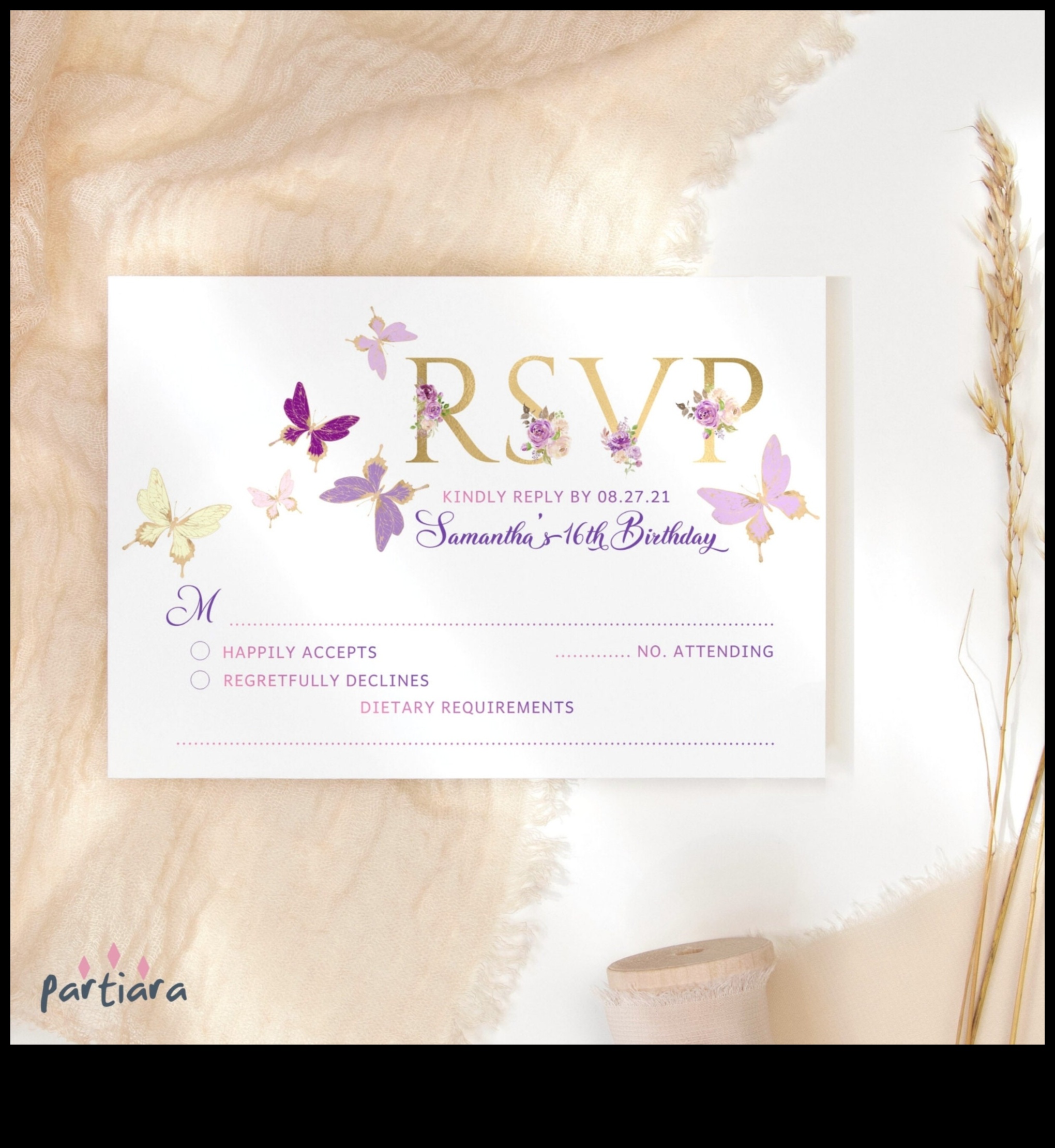 RSVP Radiance: Hayalinizdeki Davetiyeleri Tasarlayın